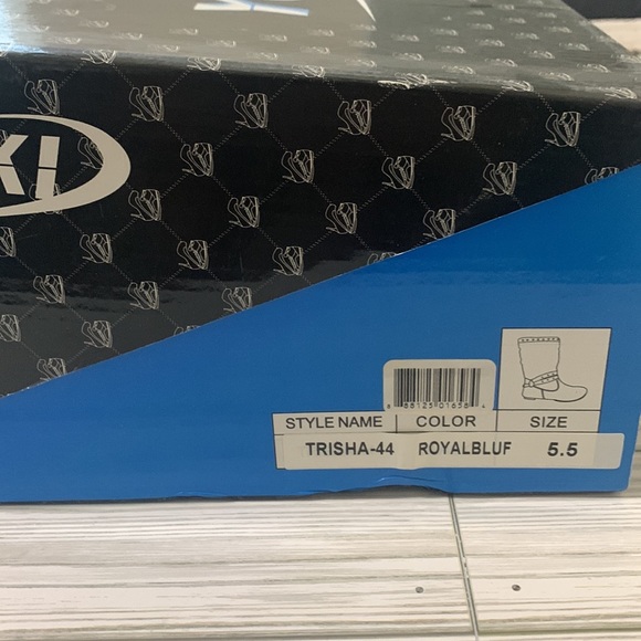 YOKI ROYAL BLUE TRISHA BOOT - Picture 5 of 5